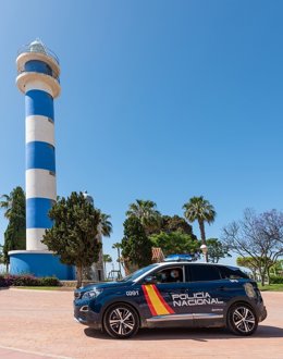 Archivo - Vehículo de la Policía Nacional en Vélez