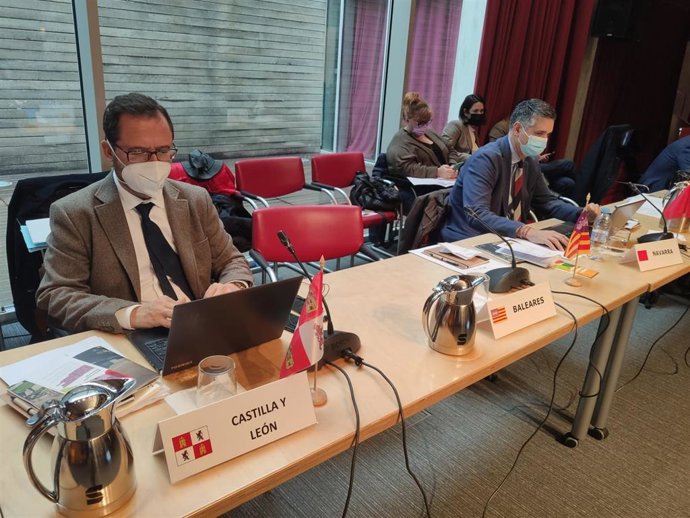 El director general de Patrimonio, Gumersindo Bueno, en el Consejo de Patrimonio Español.