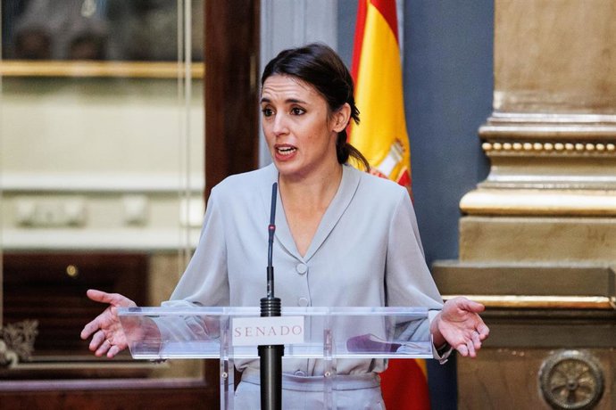 La ministra de Igualdad, Irene Montero.