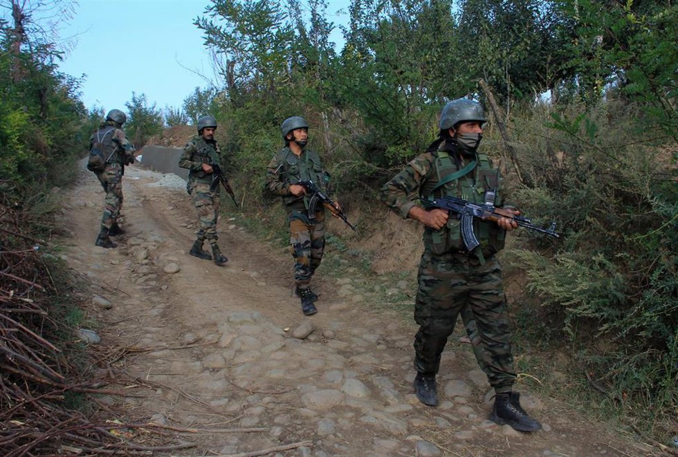 Militares en India