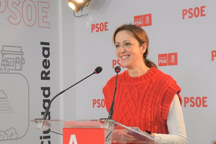 La portavoz socialista de Castilla-La Mancha y eurodiputada, Cristina Maestre