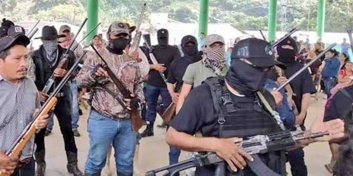 Autodefensas indígenas de Cintalapa, en Chiapas