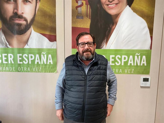 El vicepresidente de Vox Melilla, Rafael Ginel