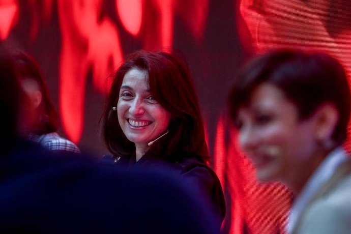 La ministra de Justicia, Pilar Llop, interviene en la mesa Partidos Políticos y nuevos liderazgos del acto de clausura del Congreso del PSOE-M