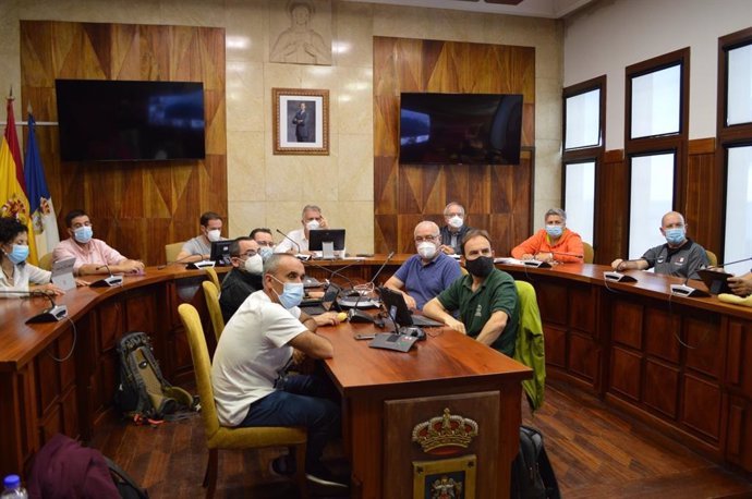 El presidente de Canarias, Ángel Víctor Torres, preside la reunión del Comité Director del Pevolca