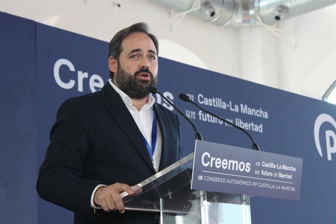 El presidente del PP de Castilla-La Mancha y candidato a la reelección, Paco Núñez
