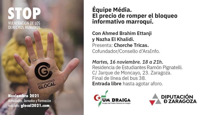 La DPZ organiza una jornada sobre los derechos humanos y la libertad de informar en el Sáhara Occidental.