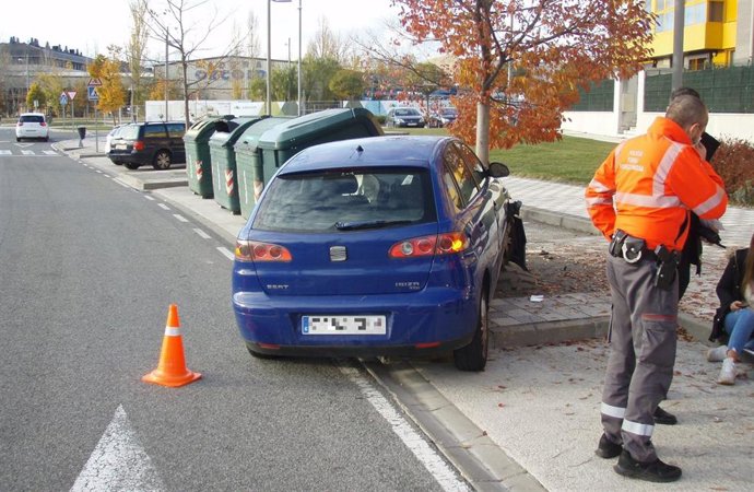 Accidente de tráfico en Mutilva