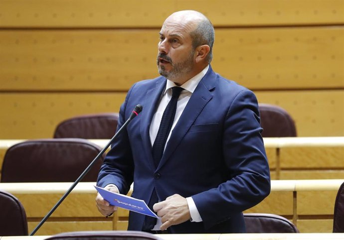 Archivo - El senador popular Pedro Manuel Rollán 