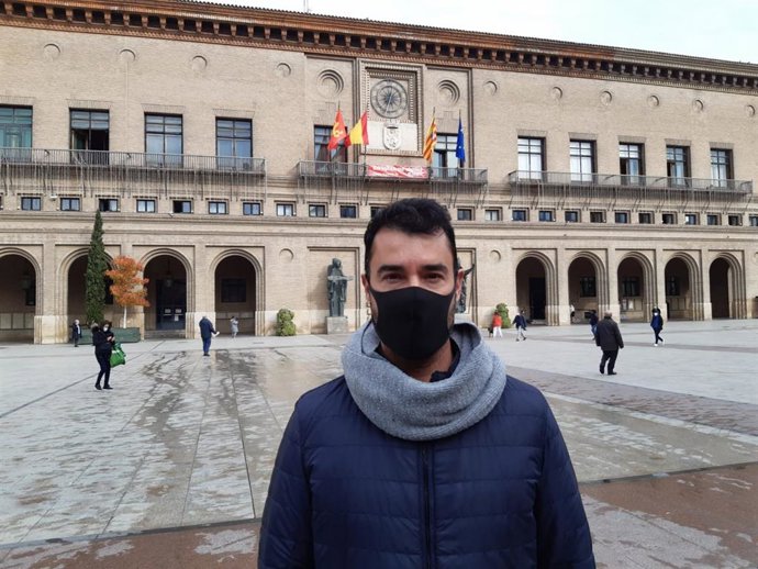 Archivo - El presidente de CHA-Zaragoza, Chuaquín Bernal