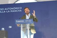 Casado cierra el Congreso de PP C-LM pasando de puntillas por la polémica del partido en Madrid: "Nosotros a lo nuestro"