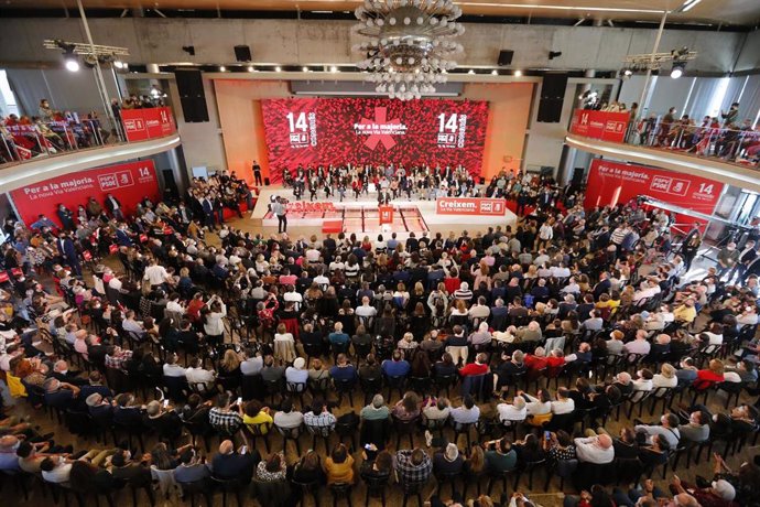Vista general de la clausura del XIV Congreso del PSPV-PSOE