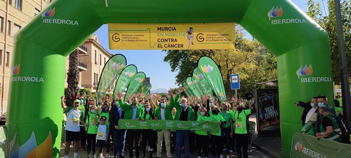 Marcha contra el cáncer en Murcia