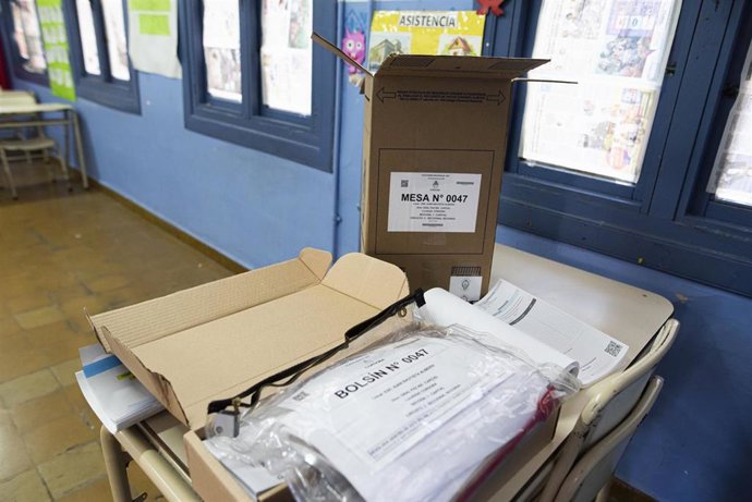 Colegio electoral en Córdoba, Argentina