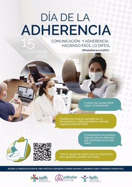 Cartel de la 12 edición del 'Día de la adherencia e información de los medicamentos'