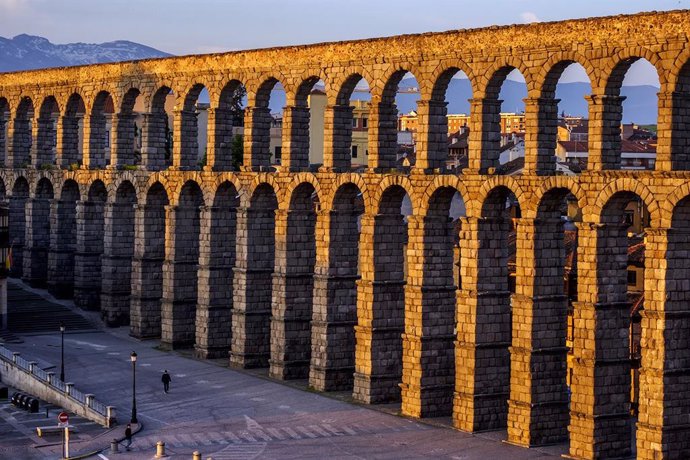 Archivo - El acueducto de Segovia.