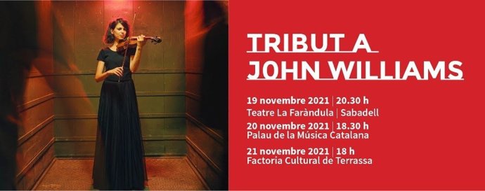 Cartell dels concerts de l'Orquestra Simfnica del Valls dedicats al compositor John Williams