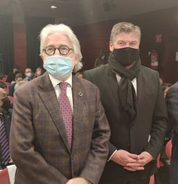 El presidente de Foment del Treball, Josep Sánchez-Llibre, y el presidente de Pimec, Antoni Cañete