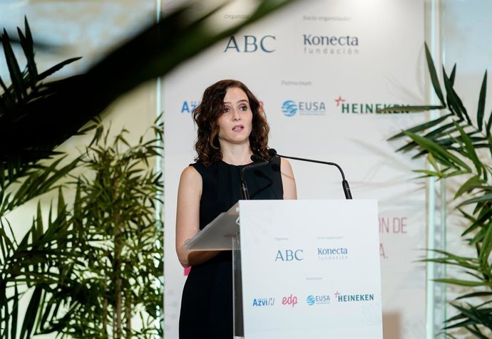 La presidenta de la Comunitat de Madrid, Isabel Díaz Ayuso