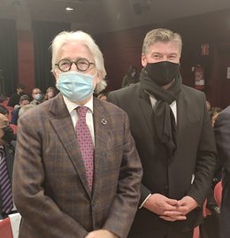 El president de Foment del Treball, Josep Sánchez-Llibre, i el president de Pimec, Antoni Cañete