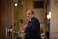 Iceta apuesta por combinar "medidas de ámbito diverso" y no sólo cuotas en la ley audiovisual