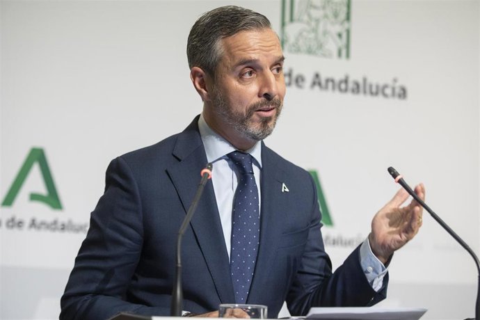 El consejero de Hacienda y Financiación Europea, Juan Bravo, en una fotografía de archivo