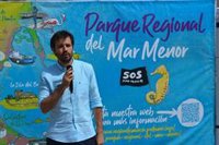 Sánchez Serna: "Podemos es el único partido que no ha mercadeado nunca con las soluciones para el Mar Menor"