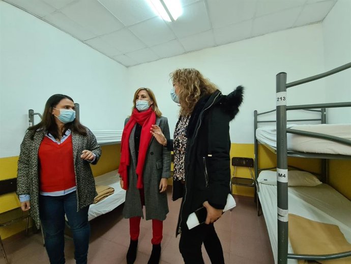 Visita al dispositivo de atención al temporero de Jaén capital