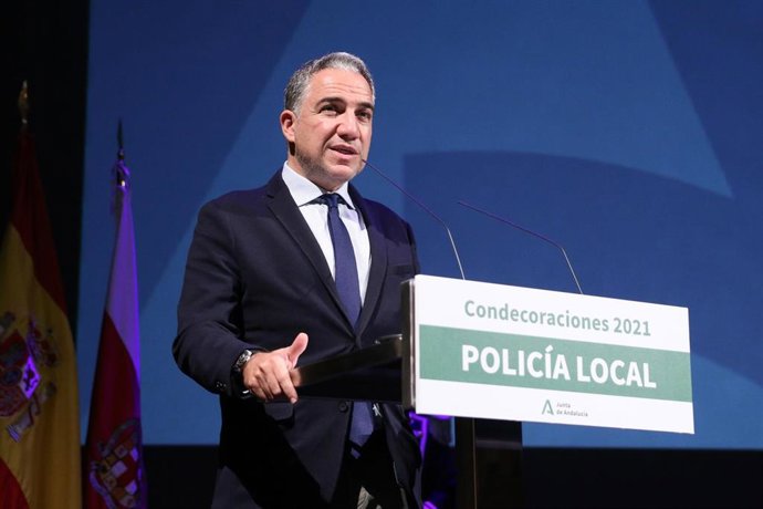 El consejero de la Presidencia, Administración Pública e Interior, Elías Bendodo. 