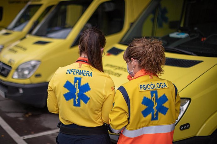 Enfermera y psicóloga del Sistema d'Emergncies Mdiques de Catalunya (SEM)
