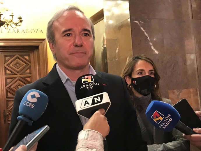 El alcalde de Zaragoza, Jorge Azcón