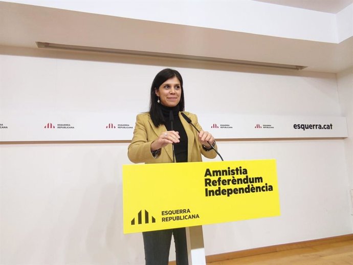 La secretria general adjunta i portaveu d'ERC, Marta Vilalta