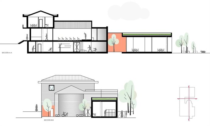 Archivo - Nueve empresas optan a rehabiliar y ampliar el centro cívico-cultural Fernando Ateca de Monte, en Santander