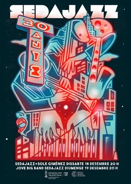 Cartel de los conciertos de Sedajazz por su 30 aniversario