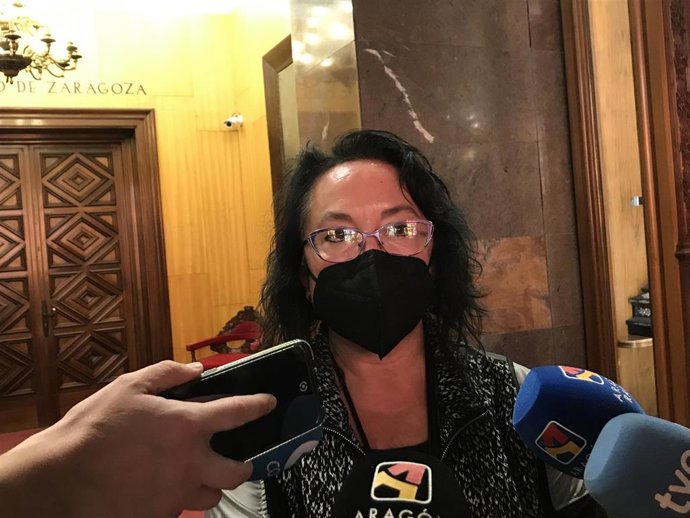 La concejal del grupo municipal de Podemos en el Ayuntamiento de Zaragoza, Amparo Bella