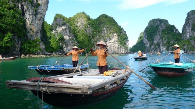 La bahía de Ha Long.