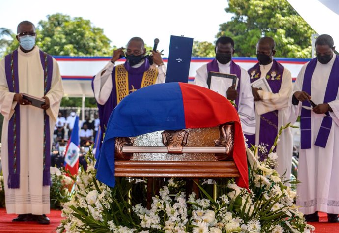 Funeral del presidente haitianio, Jovenel Moise.