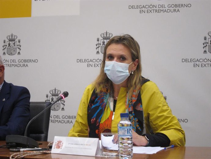 La delegada del Gobierno en Extremadura, Yolanda García Seco