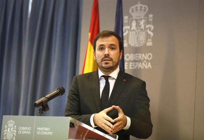 El ministro de Consumo, Alberto Garzón