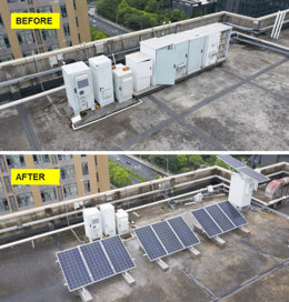 Comparison before and after the "1 for 6" reconstruction