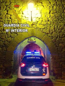 Vehículo de la Guardia Civil
