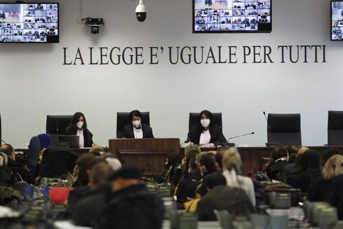 Archivo - Inicio de un macrojuicio contra la Ndrangheta en Calabria