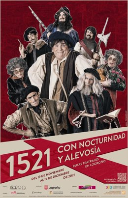 15 Rutas Teatralizadas Recorrerán El Logroño De 1521 "Con Nocturnidad Y Alevosía" Entre Noviembre Y Diciembre