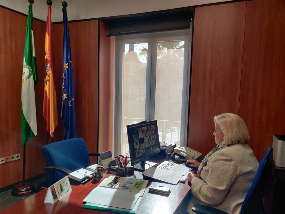 Archivo - La delegada de Salud y Familias de Huelva, Manuela Caro.