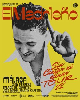 C. Tangana presenta en Málaga el 5 de febrero 'Sin cantar ni afinar tour', única fecha en Andalucía