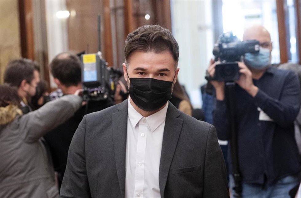 El portavoz parlamentario de ERC, Gabriel Rufián.