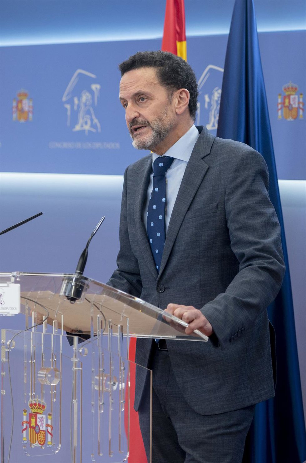 El portavoz adjunto en el Congreso, Edmundo Bal, ofrece una rueda de prensa.
