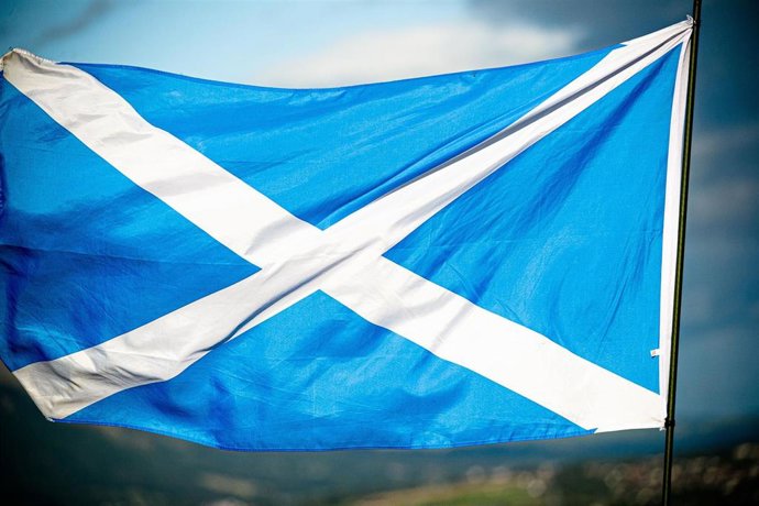 Una bandera de Escocia
