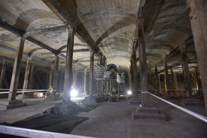 Rehabilitación del Depósito de Aguas de Olletas, en Málaga capital, una infraestructura casi centenaria