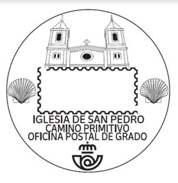 Matasellos de la oficina de correo de Grado